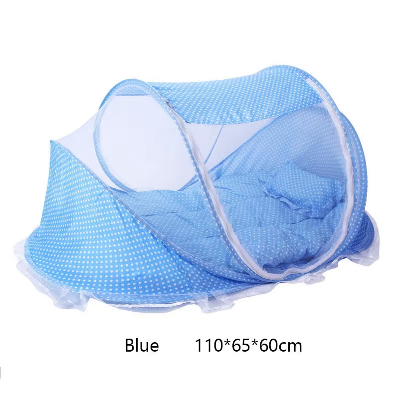 Baby Bed Portable Mosquito Net Crib Netting Folding Baby Mosquito Net Mattress Pillow Suit Newborn Cradle Mesh Tent Baby Bedding