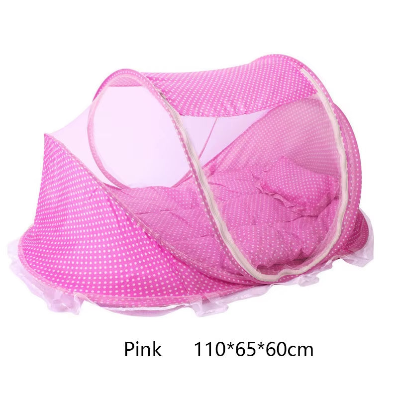 Baby Bed Portable Mosquito Net Crib Netting Folding Baby Mosquito Net Mattress Pillow Suit Newborn Cradle Mesh Tent Baby Bedding