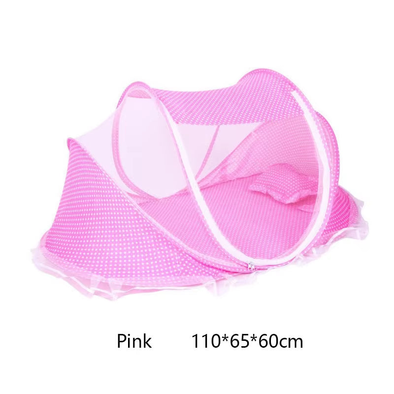 Baby Bed Portable Mosquito Net Crib Netting Folding Baby Mosquito Net Mattress Pillow Suit Newborn Cradle Mesh Tent Baby Bedding