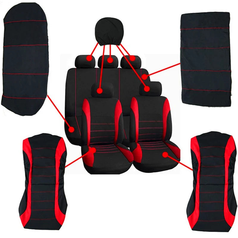 Universal Model Car Accessories Car Products Seat Covers Car Car Interior Covers Car Seat Cover Set Suitable for Five-Seat Cars